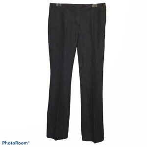 Kenneth Cole Reaction Black Pants Wide Waist Flat Front Waist 32" Ladies Size 8